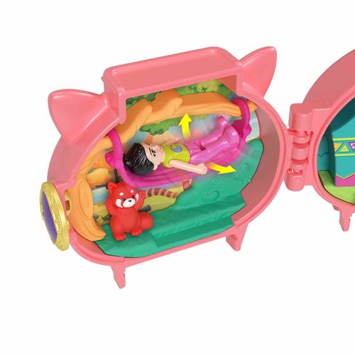 Polly Pocket Set de Juegos Mini Mundo de Mascotas Panda