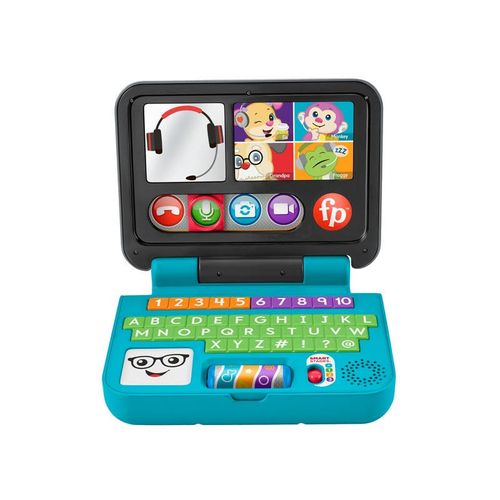Juguete para Bebés  Fisher-Price mi Primer Laptop con 3 Niveles de Aprendizaje, Luces y Sonido