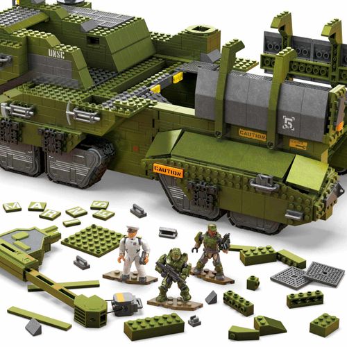 Halo Elephant Sandnest Mega Construx incluye 4 Figuras con Armadura de Master Chief
