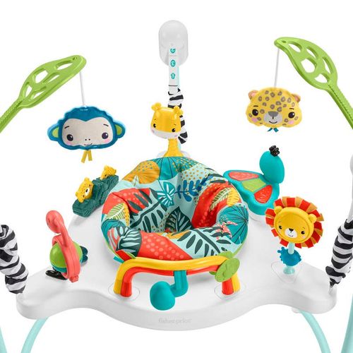 Juguete para Bebés  Fisher-Price Silla Brincolin Saltos en la Jungla