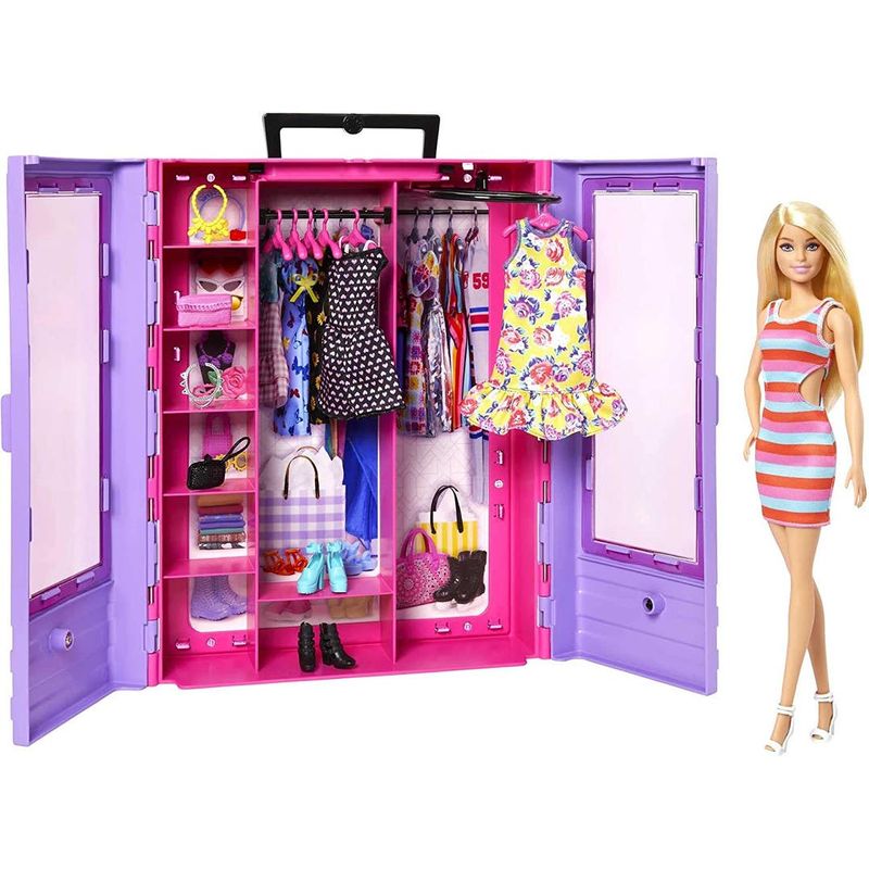 Mattel-Barbie-Set-de-Juego-Nuevo-Closet-de-Lujo-con-Muñeca-HJL66