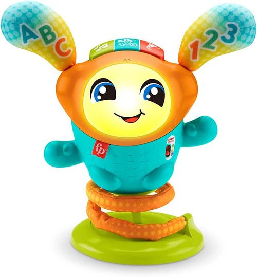 Juguete para Bebés  Fisher-Price Dj Bouncy Salta y Aprende con Luces y Sonido