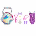 Mattel-Barbie-Accesorios-Maleta-Plateada-Con-Traje-De-Baño-HJT42