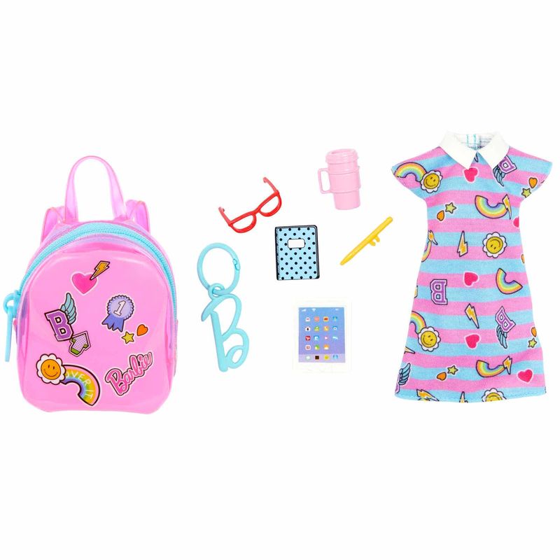 Mattel-Barbie-Fashion-Beauty-Accesorios-Maleta-Rosa-Con-Vestido-HJT42