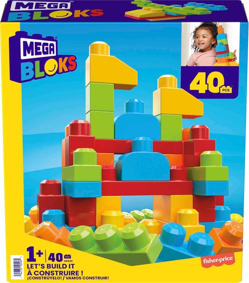Mega Bloks Set ¡Constrúyelo! con Bloques Brillantes