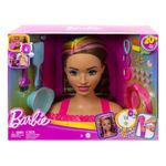 Mattel-Barbie-Muñeca-Peinados-Arcoiris-Neon-Castaña-HMD80