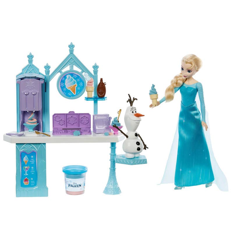 Mattel-Disney-Frozen-Carrito-de-Helados-Elsa-y-Olaf-HMJ48