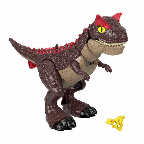 Jurassic World Imaginext Dinosaurio Carnotaurus con Luces modo Defensa