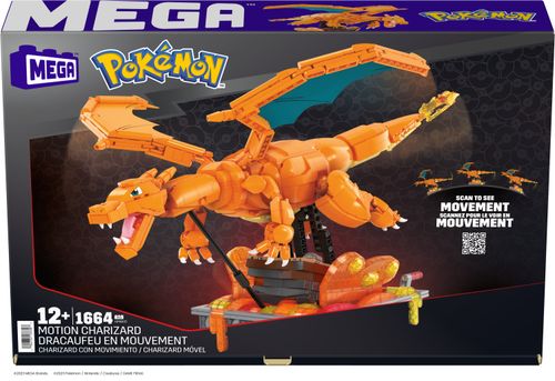 Pokémon Charizard Mega Construx Collector con Movimiento HMW05