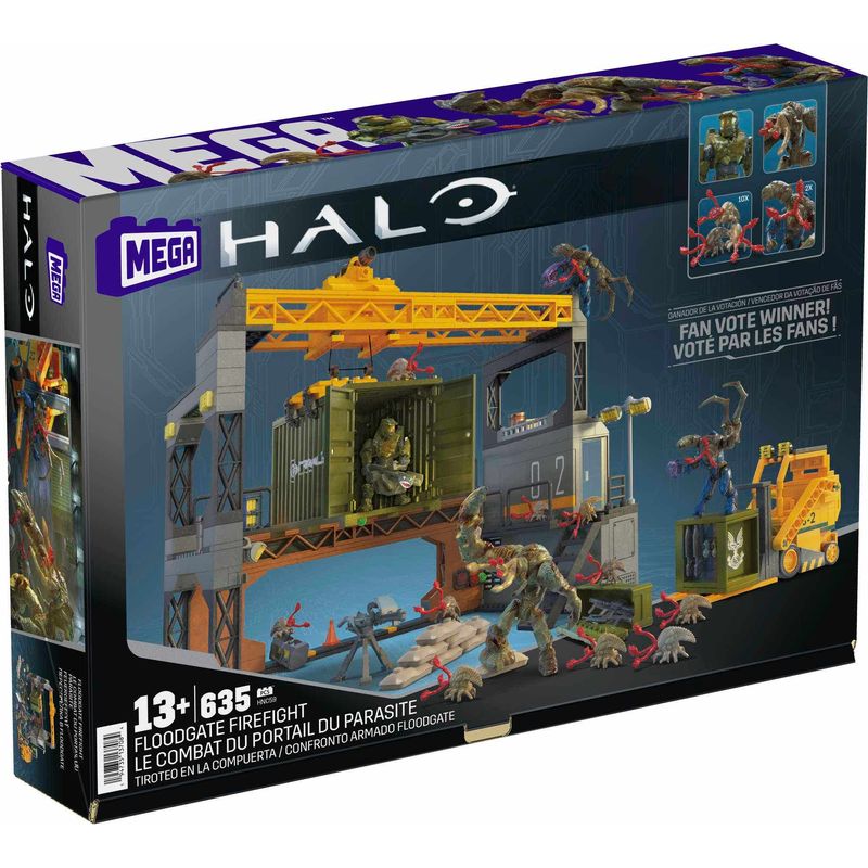 Mattel-MEGA-Halo-Juguete-De-Construccion-Tiroteo-En-La-Compuerta-HNC59