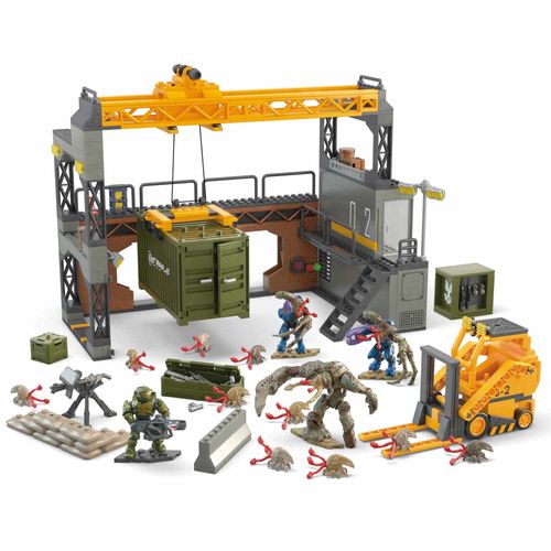 Halo Set Tiroteo en la Compuerta Mega Bloks con Mini Figuras