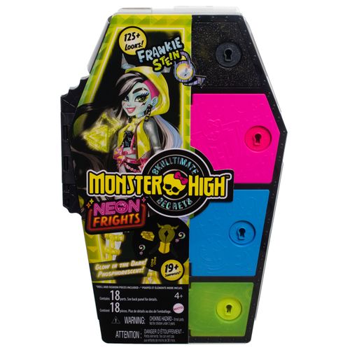 Monster High Secret Sustos Neon Fashion Doll Frankie