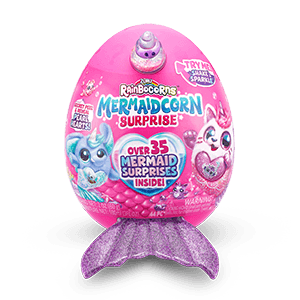 Rainbocorns Huevo Sorpresa con Peluche Mermaidcorn Morado