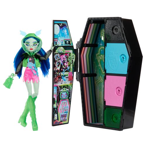 Monster High Secret Sustos Neon Fashion Doll Ghoulia