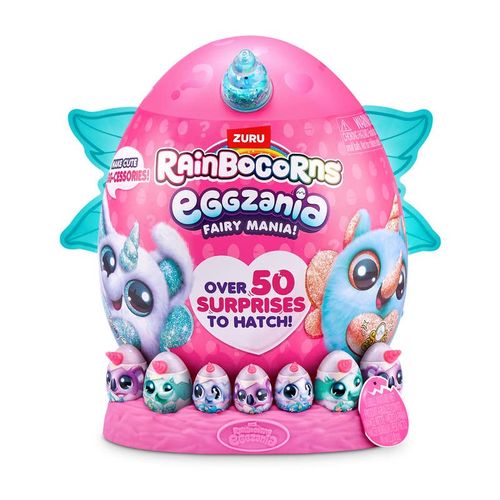 Rainbocorns Huevo Sorpresa Eggzania Fairy Mania Con Muñeca y 49 Accesorios Sorpresa