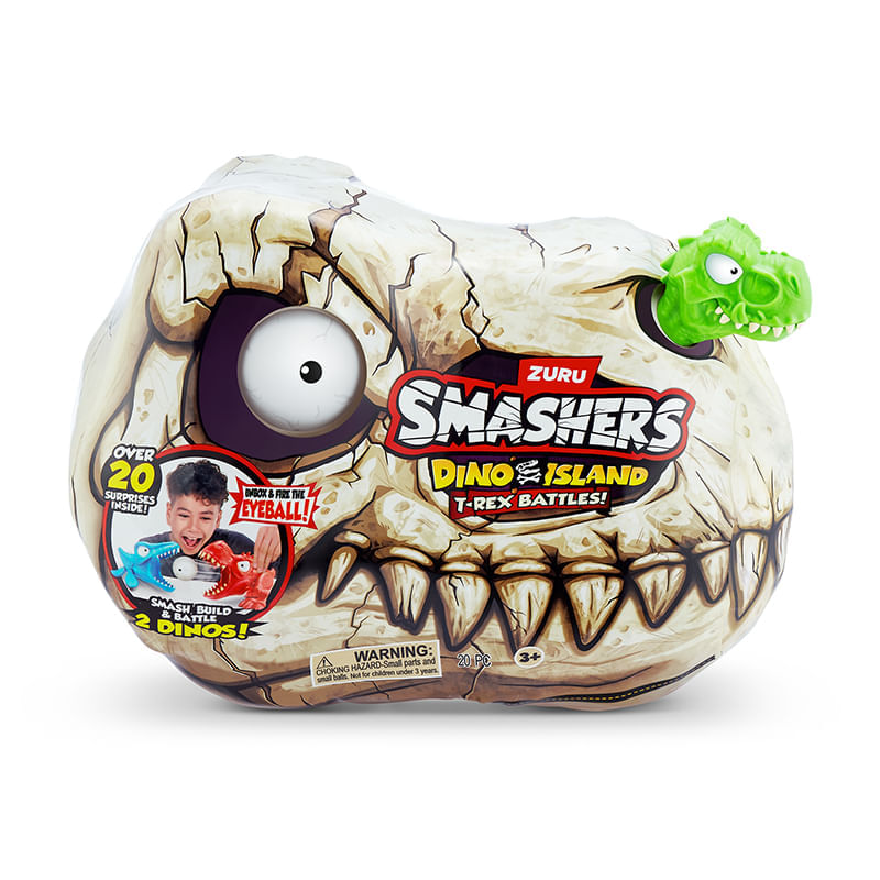 Dinosaurios-de-Batalla-con--2-Figuras-Smashers-T-Rex