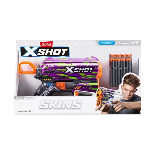 Lanzador de Dardos X-Shot Flux Crucifer con 12 Dardos
