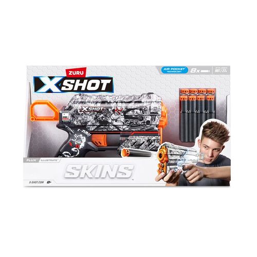 Lanzador de Dardos X-Shot Flux con 12 Dardos