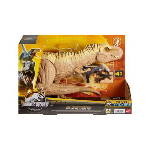 Jurassic World  Dinosaurio de Colección T-Rex Mordida Mortal Con Código de Realidad Aumentada HTN62