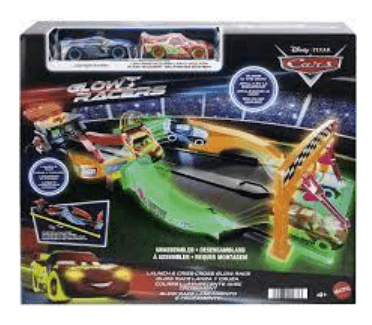 Disney Pixar Cars  Pista que Brilla en la Obscuridad