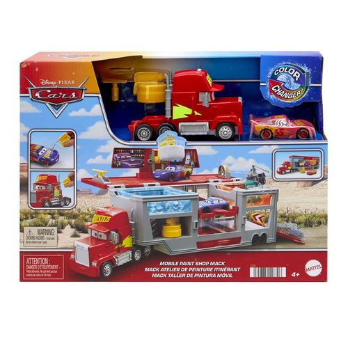 Disney Pixar Cars Set Trailer Mack Color Changers
