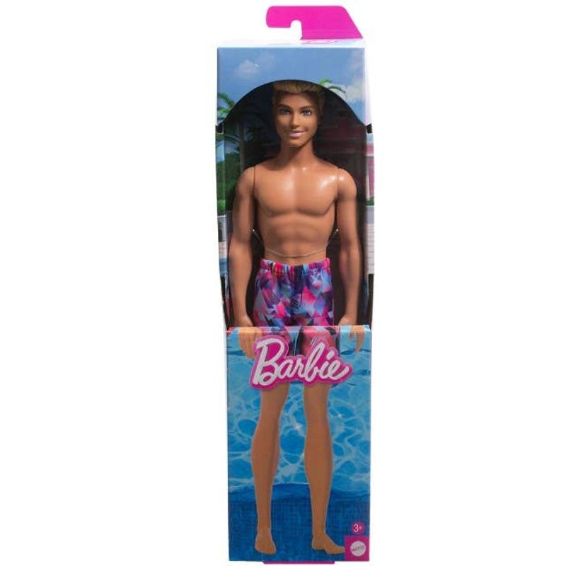 Mattel-Barbie-Muñeco-Ken-De-Playa-Traje-De-Baño-HXX52