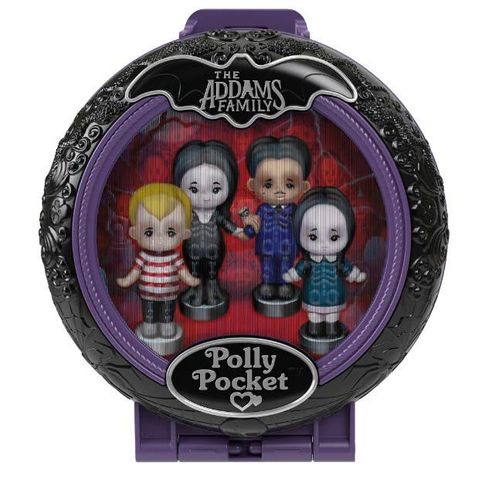 Polly Pocket Disfraz Familia Adams Incluye a Merlina