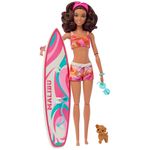 Mattel-Barbie-La-Pelicula-Muñeca-Dia-de-Surf-Mascota-y-Accesorios-HPT49