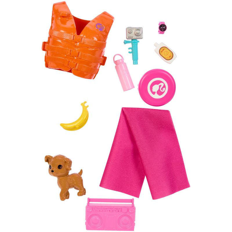 Mattel-Barbie-La-Pelicula-Muñeca-Dia-de-Surf-Mascota-y-Accesorios-HPT49