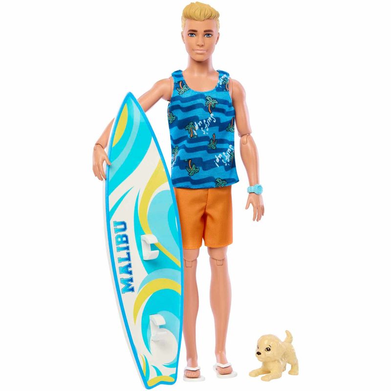Mattel-Barbie-La-Pelicula-Muñeco-Ken-Dia-de-Surf-con-Accesorios-HPT49