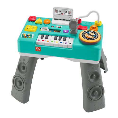 Juguetes para Bebés Fisher-Price Mesa Músical con Piano con 3 modos de Sonido y Mix de Dj