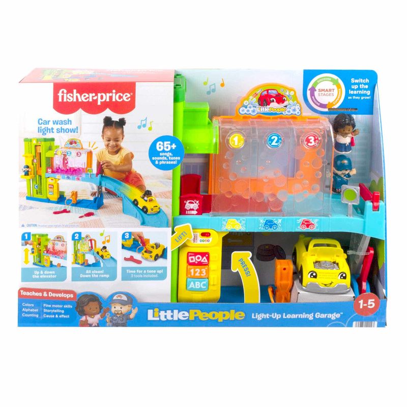 Mattel-Little-People-Garaje-de-Vehiculos-HRC62