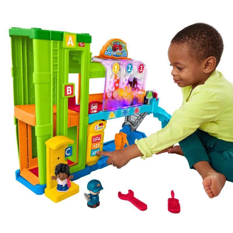 Mattel-Little-People-Garaje-de-Vehiculos-HRC62