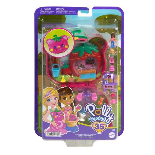 Polly Pocket Estuche de Osito de Fresa