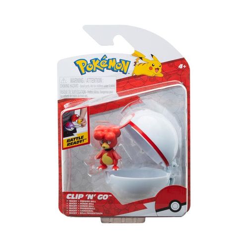 Pokémon Figura de Batalla con Pokebola Magby PKW3505