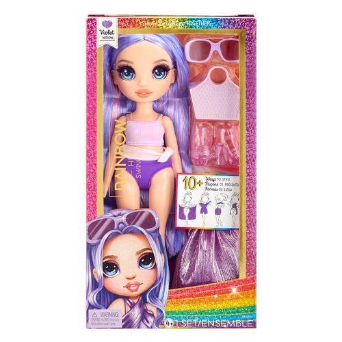 Rainbow High Fashion Doll Swim & Style Fashion Doll Violet