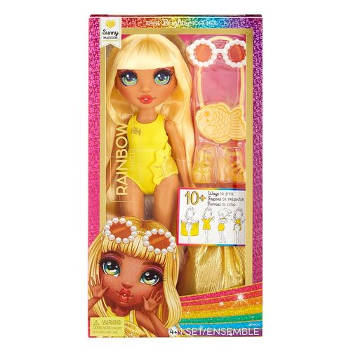 Rainbow High Fashion Doll Swim & Style Fashion Doll Sunny