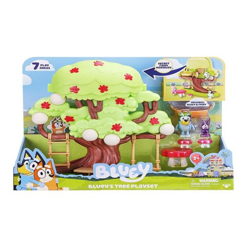 Bluey Set de Juegos Casita de Árbol con Bluey con Accesorios