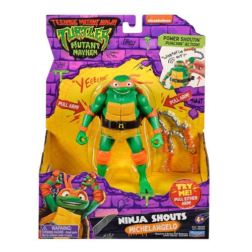 Tortugas Ninja Movie Figura con Sonido Michelangelo 89758