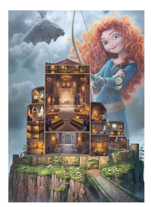 Rompecabezas Disney Princesas Merida de 1000 Piezas - Juguetron