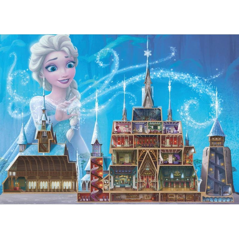 Ravensburger-Rompecabezas-Disney-Castles--Elsa-1000-pzas.-17333