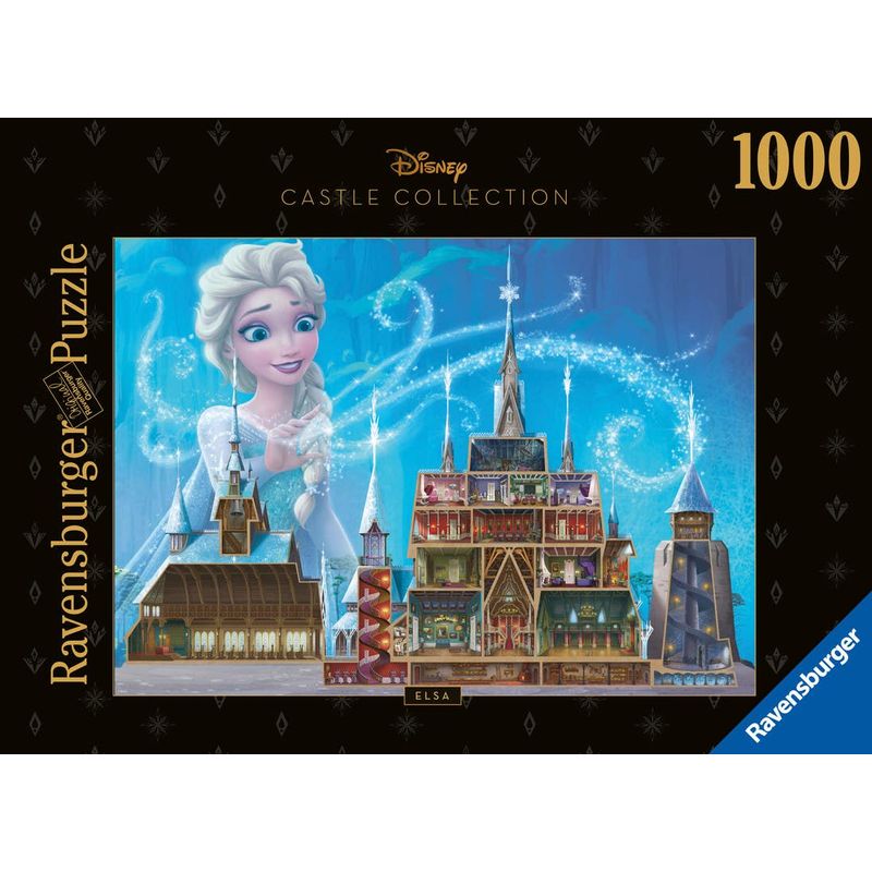 Ravensburger-Rompecabezas-Disney-Castles--Elsa-1000-pzas.-17333