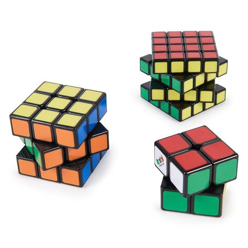 Rubik's Set de Juego 3 Packs: Cubo 3x3, Cubo 2x2 y Cubo 4x4