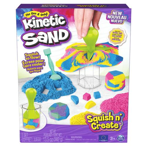 Kinetic Sand Set de Juegos Aplasta y Crea
