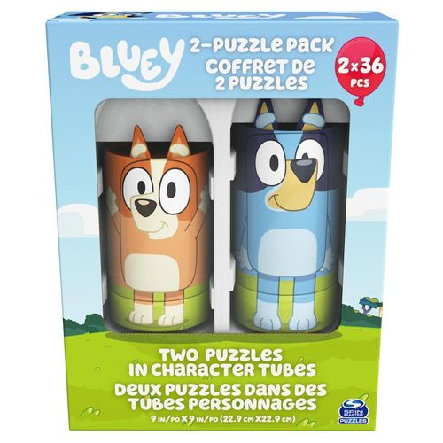 Rompecabezas Bluey 2 Pack de 36 Piezas
