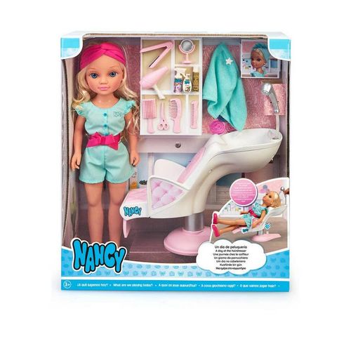 Muñeca Nancy Set de Juego Un Día de Peluquería