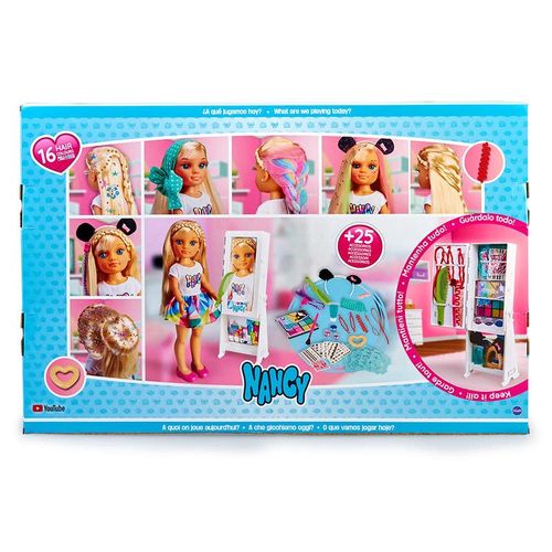 Muñeca Nancy Set de Juego Espejo 1001 Peinados