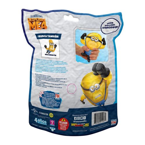 Mi Villano Favorito 4 Figura Super Stretchy Mega Minion Dave Goo Jit Zu