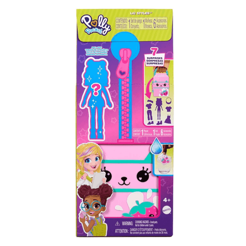 Polly Pocket Mini Fashion ClóSet de Juegos Reveal Rosa