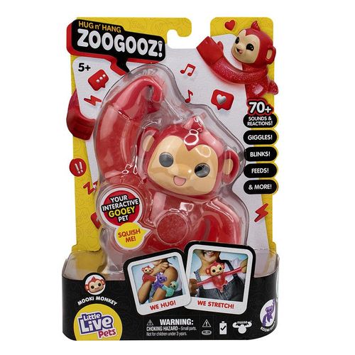 Mascota Live Pets Zoogooz Chango Rojo Elástico de  Fotorama